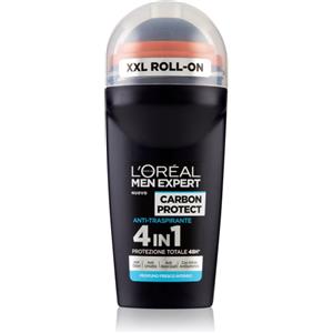 L'Oréal Paris Men Expert Deodorante Roll-On Carbon Protect 50 ml - Antitraspirante 48H con Tecnologia 4 in 1