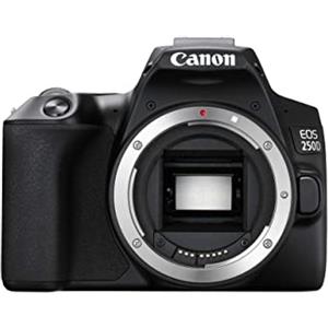 Canon EOS 250D Fotocamera reflex digitale (24, 1 Megapixel, display Vari-Angle da 7,7 cm (3 pollici), sensore APS-C, 4K, Full HD, DIGIC 8, WLAN, Bluetooth), alloggiamento nero