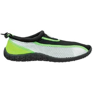 Abysstar Scarpe Scoglio in Neoprene Ocean B&W, Unisex Adulto, Bianco, Nero, Verde, 35