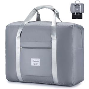 SPAHER Borsa Bagaglio a Mano 55x40x20 Ryanair Impermeabile 45L Borsone da Viaggio Lufthansa Tui Airways Pieghevole Unisex Weekender per Aereo, Viaggi, Palestra