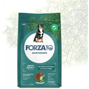 Forza10 Cibo Secco per Cani Adulto Maxi con Cervo e Patate - 12 kg, Alimento Completo e Bilanciato
