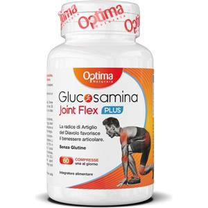 Optima Glucosamina Joint Flex Plus - Integratore Articolare con Vitamina C, 60 Compresse