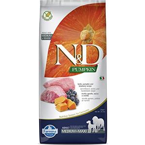 Farmina, N&D Pumpkin, Agnello, Zucca e Mirtilli, Cane Adult Medium/Maxi, 12kg