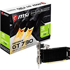 MSI Gaming 64-Bit Dual-Link DVI-D/HDMI NVIDIA GeForce Scheda grafica a basso profilo (N730K-2GD3H/LPV1)