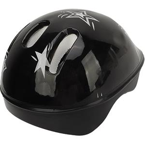 UPALDHOU Casco da Bici per Bambini, Casco da Bicicletta per Bambini con Fodera in Schiuma per Mountain Scooter Ciclismo su Strada (BLACK)