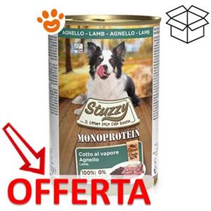 Stuzzy Dog Monoprotein Agnello 400g - Cibo Umido Digeribile e Nutriente per Cani
