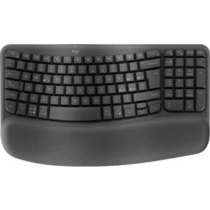 Logitech Tastiera Logitech Wave Keys Wireless/Bluetooth QWERTY Italiano Grafite [920-012293]