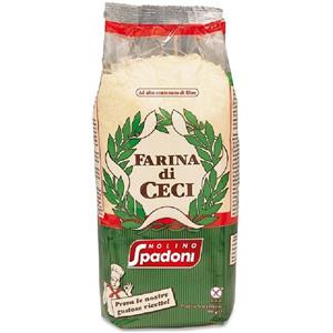 Spadoni 12 Confezioni Farina di Ceci Spadoni 500 g - 6 kg Totali - Senza Glutine