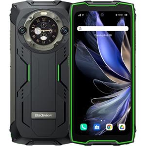 Blackview BV9300 PRO Smartphone Rugged(100LM Torcia), 24GB+256GB, 15080mAh Batteria, 6,7'' 120Hz 2.3K Display, 64MP+32MP Fotocamera, IP68 IP69K Android 13 Impermeabile Cellulare, GPS NFC Verde