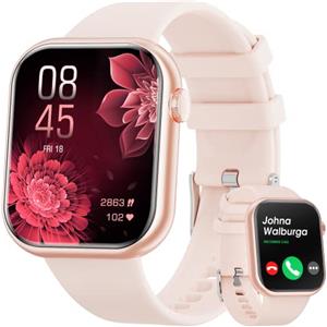 Mingtawn Smartwatch Uomo donna Rispondi/Effettua Chiamate,1.85 Schermo Smartwatch Orologio Uomo,IP67 Impermeabile Sportivo Watch con Frequenza Cardiaca,Ossigeno nel Sangue,Fitness Watch per Android e iOS