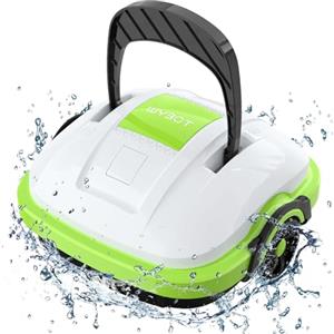 WYBOT Robot Pulisci Piscina Senza Fili - Doppio Motore, Auto-Parcheggio, Potente Aspirapolvere - Adatto a Piscine Fuori Terra o Interrate Fino a 50 m²