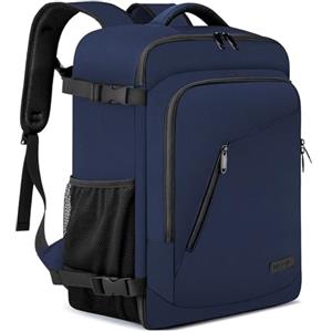 WENIG Bagaglio a Mano 45x36X20 per Easyjet Zaino da Viaggio Aereo Piccolo Borsa da Cabina per Voli Zaino Donna Uomo 15.6 Pollici Zaino Porta PC con Caricatore USB per Scuola Trekking Lavoro Blu