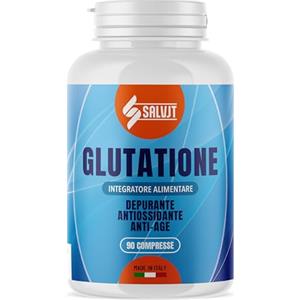 Salvjt Glutatione Forte Antiossidante Naturale 100% Compresse 30 mg - 90 cps - Integratore Alimentare
