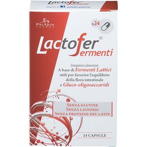 Lactofer Fermenti Integratore Flora Microbica Intestinale 24 Capsule