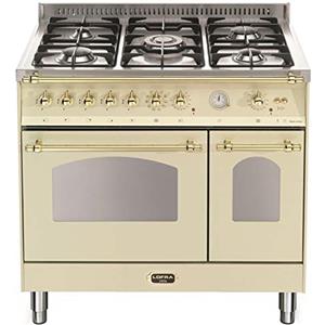 Lofra RBID96MFTE/CI Piano cottura Beige, Acciaio inossidabile Gas A-15%