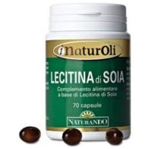 NATURANDO SRL Naturando Lecitina Di Soia Integratore 70 Capsule