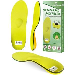 Trustfeet Solette per scarpe per alleviare il dolore alla pianta del piede, per neuroma di Morton, metatarsalgia, dolore ai piedi, inserti di supporto per arco plantare per sollievo dal dolore-I