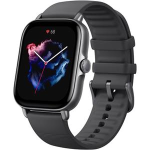 Amazfit GTS 3 4,45 cm (1.75'') AMOLED 42 mm Digitale 390 x 450 Pixel Touch screen Grafite GPS (satellitare)