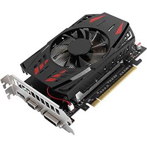 VBESTLIFE Scheda Grafica GTX1050Ti da 1 GB, DDR5, 128 Bit, PCI Express 3.0, 780 MHz, Scheda Video per Giochi con Porte HDMI, DVI e VGA, Supporto 3D API DirectX 12