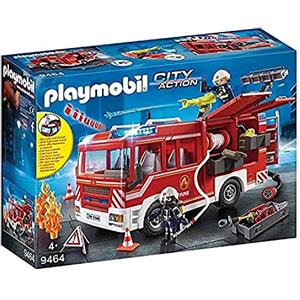 Playmobil City Action 9464 - Autopompa dei Vigili del Fuoco con luci e suoni, per bambini dai 5 anni