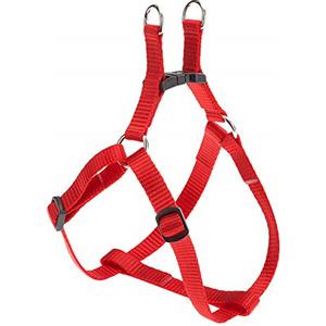 Ferplast Pettorina Cane Taglia Piccola EASY XS, Pettorina Gatto Regolabile, Facile da Indossare, 33-46 cm. Rosso
