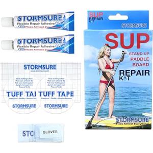 Stormsure SUP - Kit di riparazione per Stand Up Paddleboard - Ripara strappi e buchi: Prolunga la vita della tua tavola da paddle