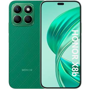 HONOR X8b Smartphone Android 13 Dual SIM 4G NFC, 8GB RAM 256GB, AMOLED FHD+ da 6.7 pollici display telefono con Qualcomm Snapdragon 680, 108+50MP, 4500 mAh, Glamorous Green [Versione italiana]