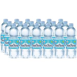 Sant'Anna Acqua Sant'Anna Naturale 0,5L | Pack 96 Bottiglie | Acqua Minerale Oligominerale, Minimamente Mineralizzata | Acqua Leggera e Fresca