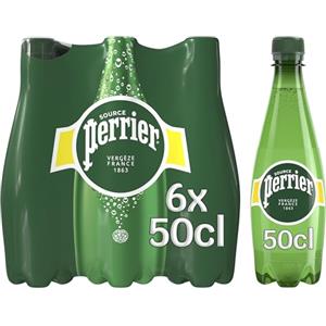 Perrier - Acqua minerale frizzante, 6 x 50 cl PET