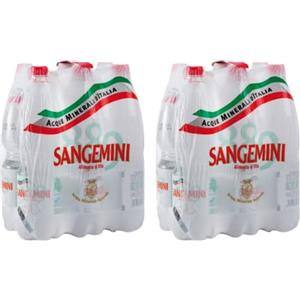 Sangemini Acqua Minerale Naturale 12 Bottiglie Da 1.5 litri