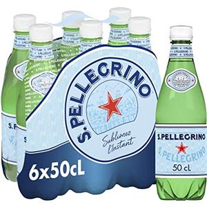San Pelegrino - Acqua minerale naturale con gas, 6 bottiglie
