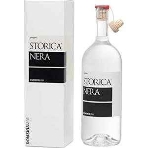 DOMENIS 1898 DOMENIS1898 - Grappa STORICA NERA 50% vol. con Astuccio, bottiglia in vetro formato 150 cl - pluripremiata, nasce da selezionate vinacce fresche di Cividale del Friuli