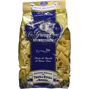 Giusepe Cocco Artigiano Pastaio Formato Mezzi Rigatoni N.46 Cavalier Giuseppe Cocco Fara San Martino Abruzzo - 500 g
