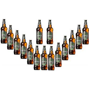 Castello BIRRA CASTELLO - LA DECISA BIRRA BIONDA FRIULANA 100% Malto d' orzo ITALIANO - 15 Bottiglie da 66 Cl.