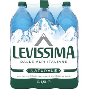 iCleaners Levissima Acqua Minerale Naturale Oligominerale bottiglie x 1,5 lt