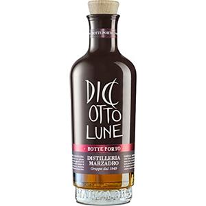 Marzadro, Grappa Le Diciotto Lune Riserva Botte Porto - bottiglia in vetro da 700ml