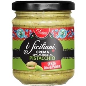 Dolgam Crema Spalmabile Al Pistacchio, Prodotta In Italia, I Siciliani'', Vasetto Da 200 Grammi