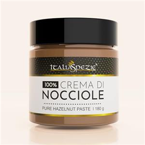 ITALIA SPEZIE Crema di Nocciola 100% pura senza additivi - Pasta di Nocciola 100% - Crema di frutta secca Nocciole 100% - Italia Spezie