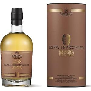 Mazzetti Confezione Regalo con GRAPPA di BAROLO INVECCHIATA e AFFINATA IN BOURBON CASK 50cl | Mazzetti d'Altavilla | Un distillato pregiato e dall'inimitabile personalità