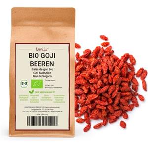 Kamelur Bacche Di Goji BIO Essiccate - Bacche Di Goji BIO Non Zuccherate Come Spuntino O Come Aggiunta A Un Delizioso Muesli 1 Kg (Confezione Da 1)