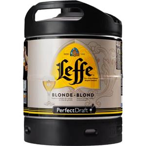 PerfectDraft Fusto Birra PerfectDraft 6L - Birra alla Spina per Spillatore PerfectDraft - Deposito di 5 euro incluso (Leffe Blonde)