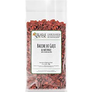 ITALIA SPEZIE - Bacche di goji 1 Kg - naturali, senza zucchero aggiunto - Qualità Certificata - Goji Berries 100% - Ideali muesli e la preparazione di dolci.