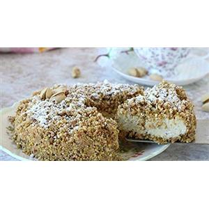 ALMA FOOD SBRISOLONA TORTA SBRICIOLATA RIPIENA DI CIOCCOLATO BIANCO E CREMA AL PISTACCHIO DA CIRCA 1 KG