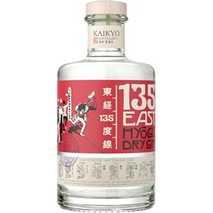 135 East Kaikyo Distillery 135 East Hyogo Dry Gin - Kaikyo Distillery - 700 ml
