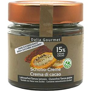 ZeroCal - Dalia Crema spalmabile | Senza aggiunta di zuccheri con ERITRITOLO - STEVIA | Vegan - Senza Lattosio | Senza Glutine | Prodotto artigianale italiano (Crema di Cacao (Fondente))