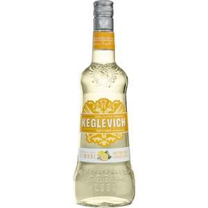 Keglevich, Vodka al Limone da frutta italiana 100%, senza coloranti artificiali - 1 bottiglia da 700 ml