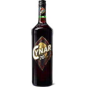 Cynar - 70 Proof, 1 L, Liquore Amaro a Base di Carciofo ed Erbe, 35% Vol