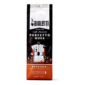 Bialetti Perfetto Moka Caffè Macinato, Gusto Nocciola - 1 x 250 gr