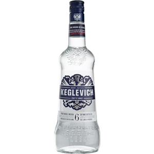 Keglevich Vodka, Vodka Dry di puro grano distillato 6 volte, di origine polacca - 1 bottiglia da 700 ml