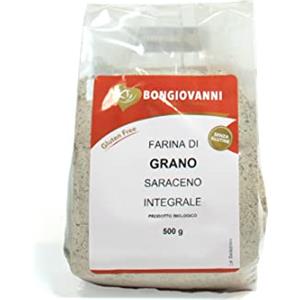 BONGIOVANNI FARINE E BONTA' NATURALI Farina di Grano Saraceno Integrale BIO, Senza glutine - Formato da 500g